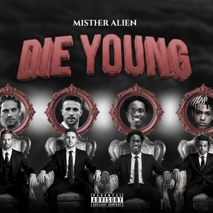 Capa do álbum "Die Young", de Misther Allien