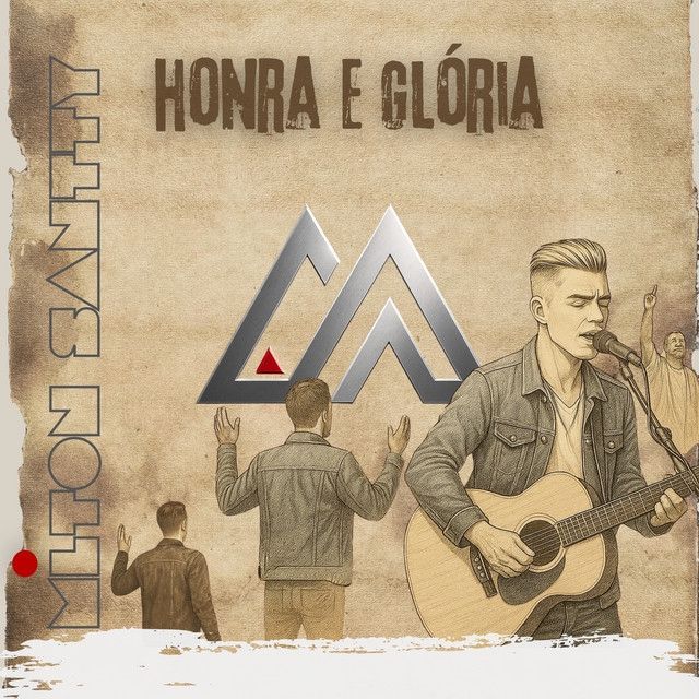 Portada del álbum "Honra e Glória", de Milton Santty