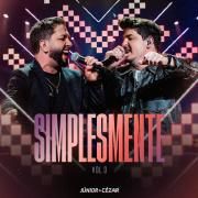 Capa do Álbum "Simplesmente (Ao Vivo / Vol. 3)", de Júnior e Cézar