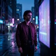 Capa do Single/EP "Shining After Dark", de Neon Fade Society