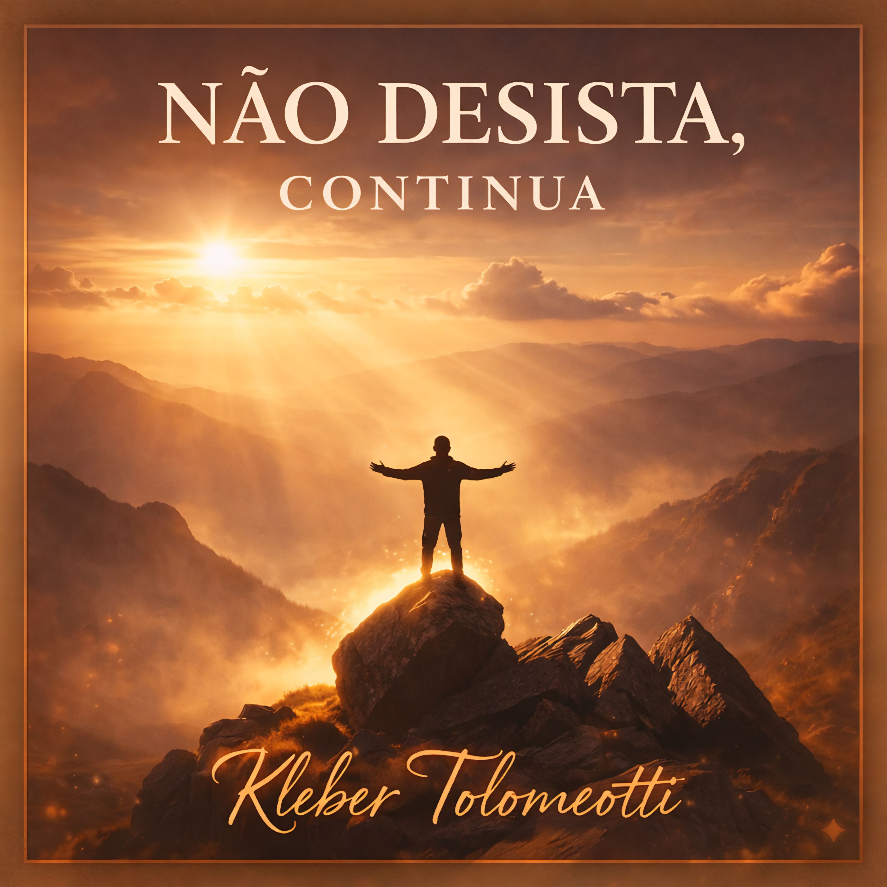 Capa do álbum "Não Desista, Continua", de Kleber Tolomeotti