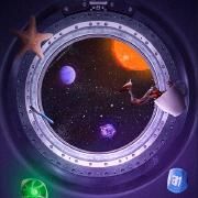 Portada de Sencillo/EP "Viaja Foguete", de Águas de Netuno