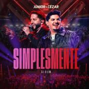 Capa do Álbum "Simplesmente (Ao Vivo)", de Júnior e Cézar