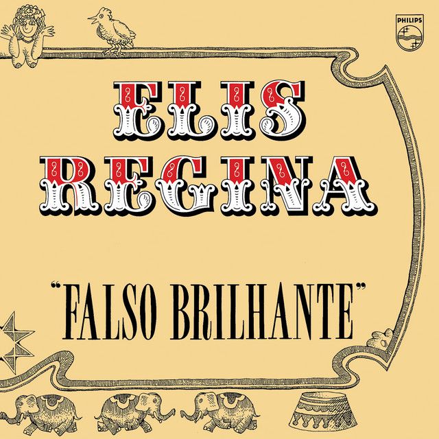 Capa do álbum "Falso Brilhante", de Elis Regina