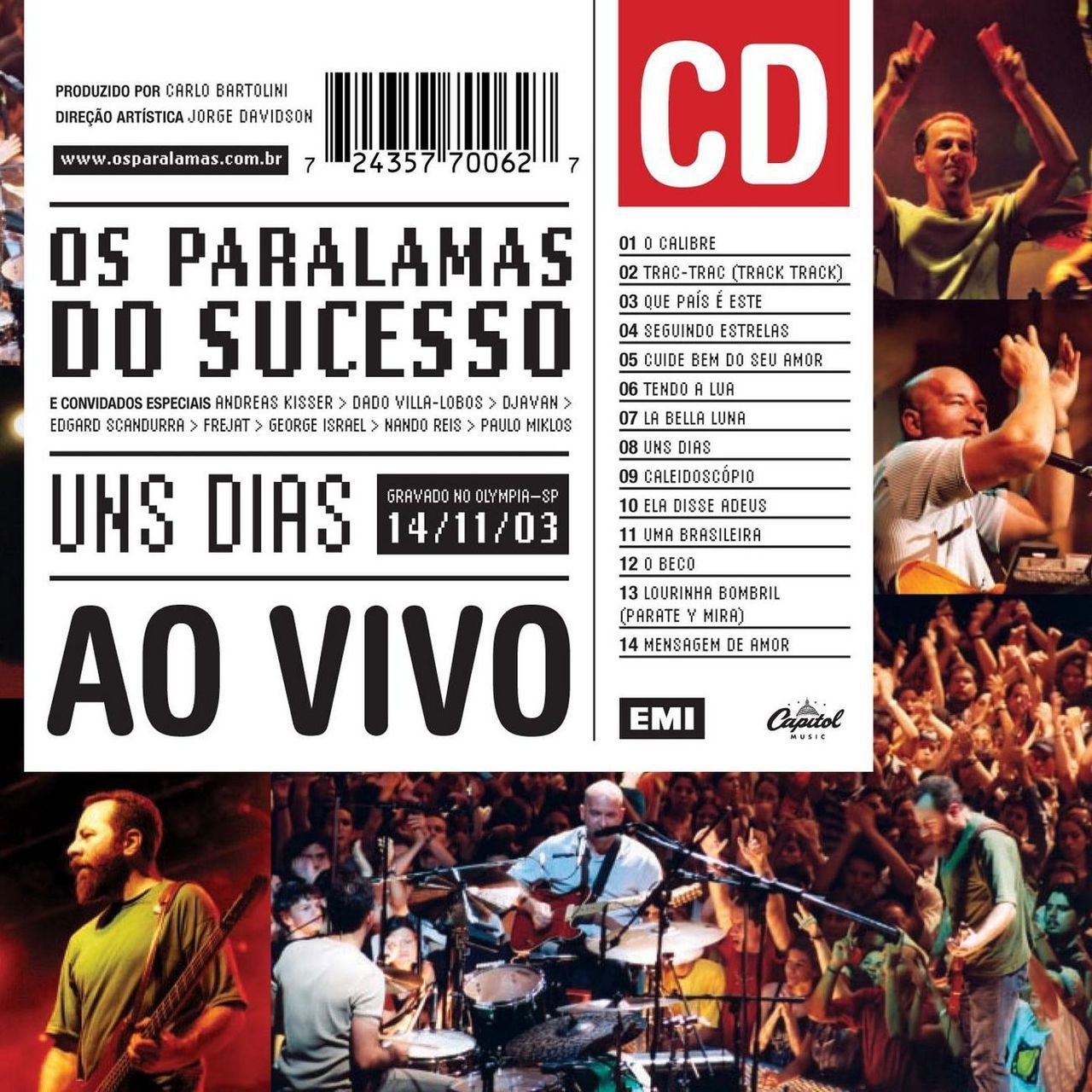 Cifra Club - Os Paralamas Do Sucesso - Caleidoscópio