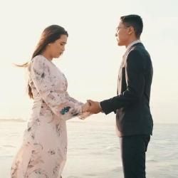 Foto de Kárgela e Daniel