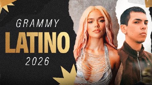 Capa da playlist Grammy Latino 2026: músicas e artistas indicados